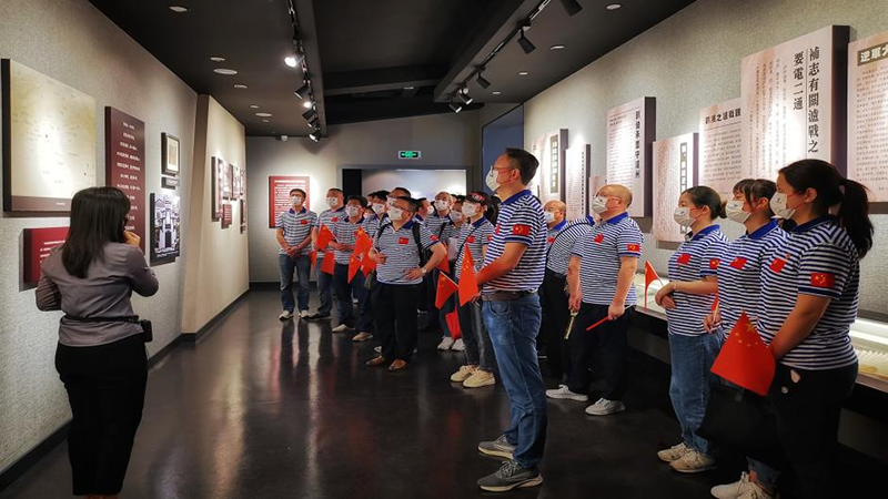 重溫崢嶸歲月，感悟紅色初心 ——瀘天化弘旭黨委開展“學黨史 感黨恩 跟黨走” 主題黨日活動(圖3)